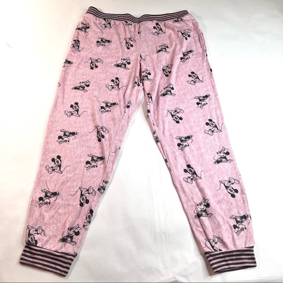 NWT Disney Ladies' 2 Piece Cozy PJ Lounge Pants Pajama Set - Picture 11 of 11